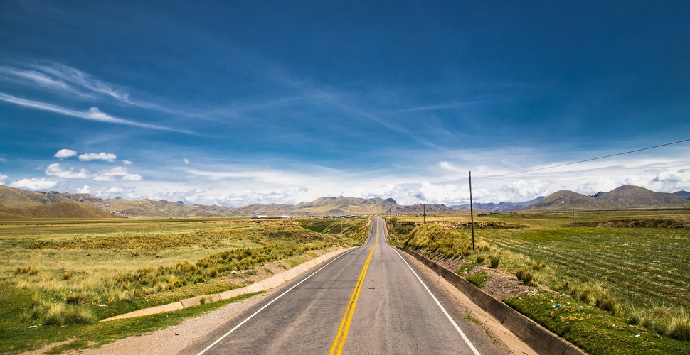 Cusco to Puno road trip landscape